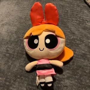 Powerpuff Girls Blossom Plush Toy 10" Stuffed Cartoon Collectible